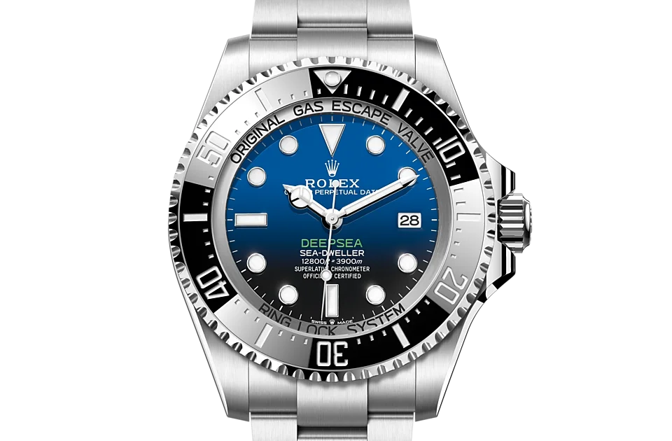 Rolex Sea Dweller Deepsea 44 Deep Blue Dial Stainless Steel Men's Watch 116660