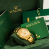 Rolex Sky-Dweller 42mm Champagne Dial Yellow Gold