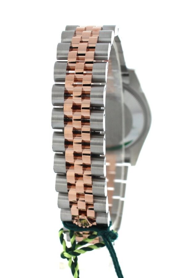 Datejust 31 White Roman Dial Fluted Bezel 18K Rose Gold Two Tone Jubilee Ladies Watch 178271