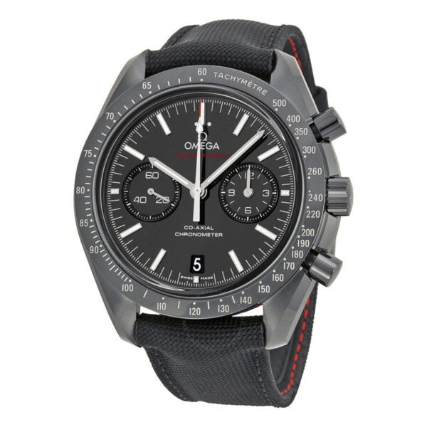 OMEGA Speedmaster Dark Side of the Moon 311.92.44.51.01.003 ZrO2 Ceramic 44.25mm Co-Axial Chronograph Black Nylon Codura Strap 9300 Moonwatch