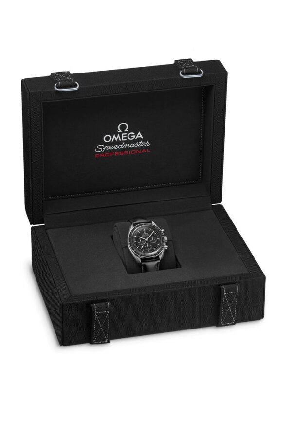 Omega Speedmaster Moonwatch Black Leather Strap 42mm 310.32.42.50.01.002