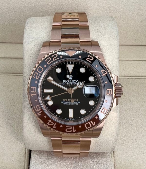 Rolex GMT-Master II 18K Everose Rose Gold "The Rootbeer"(Ref# 126715CHNR)