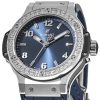 Hublot Big Bang, Steel Blue Diamonds, 38 mm, Ref# 361.SX.7170.LR.1204