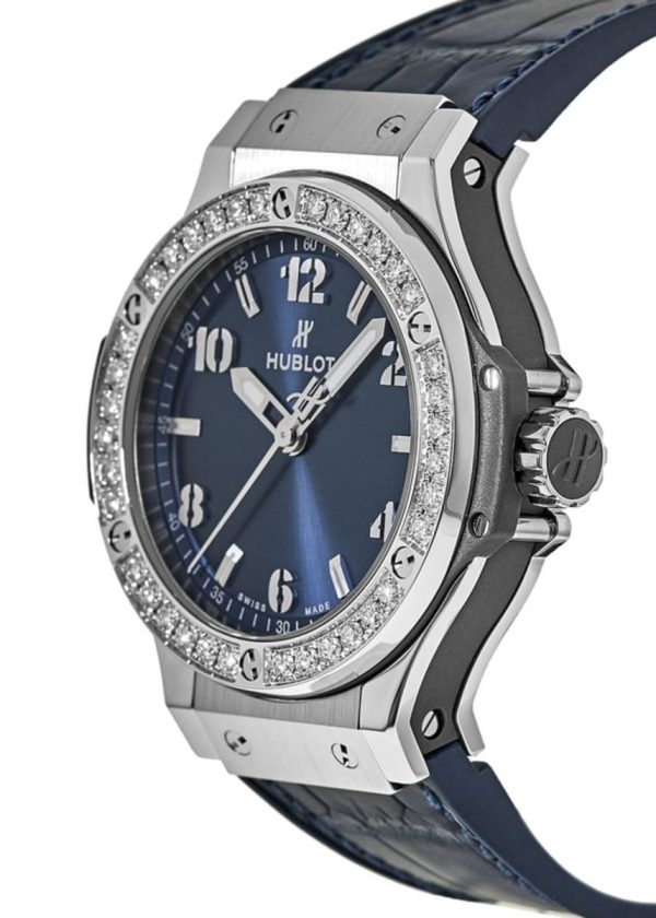 Hublot Big Bang, Steel Blue Diamonds, 38 mm, Ref# 361.SX.7170.LR.1204