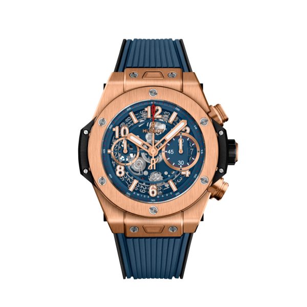 Hublot Big Bang, Unico King Gold Blue, 42mm, Ref# 441.OX.5189.RX