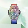 Hublot Big Bang ONE CLICK STEEL RAINBOW Ref# 485.SX.9900.LR.0999