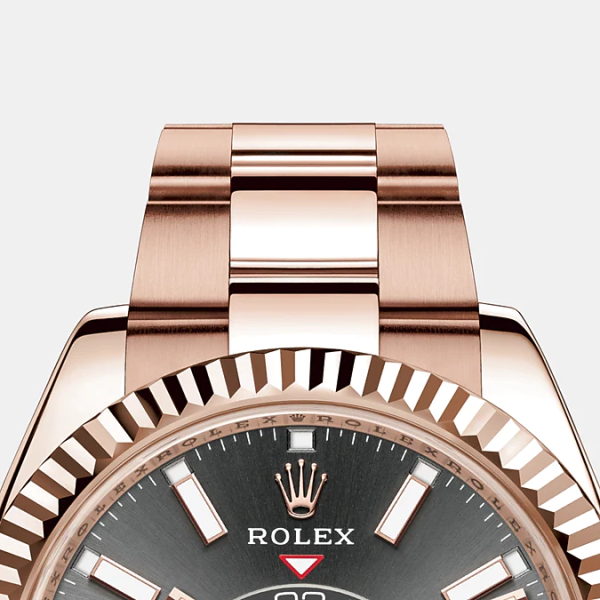 Rolex Sky-Dweller 42mm, 18k Everose Gold, Ref# 326935-0007