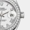 Rolex Lady-Datejust 28, Oystersteel and 18k White Gold, Ref# 279384RBR-0020