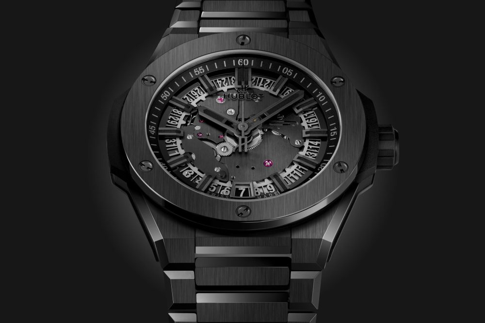 Hublot Big Bang INTEGRATED TIME ONLY ALL BLACK Ref# 456.CX.0140.CX