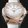 Hublot Big Bang ONE CLICK KING GOLD WHITE DIAMONDS Ref# 485.OE.2210.RW.1204