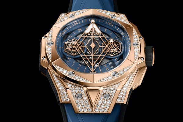 Hublot Big Bang SANG BLEU II KING GOLD BLUE PAVÉ Ref# 418.OX.5108.RX.1604.MXM20