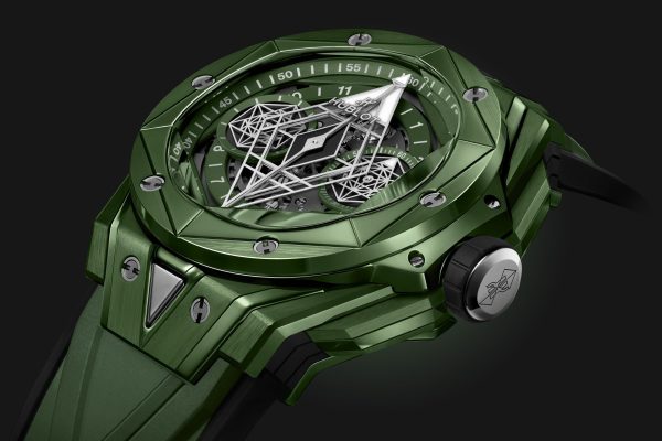 Hublot Big Bang SANG BLEU II GREEN CERAMIC Ref# 418.GX.5207.RX.MXM22