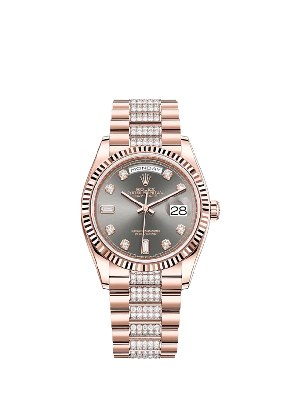 Rolex Day-Date, 36mm, 18k Everose Gold, Ref# 128235-0051