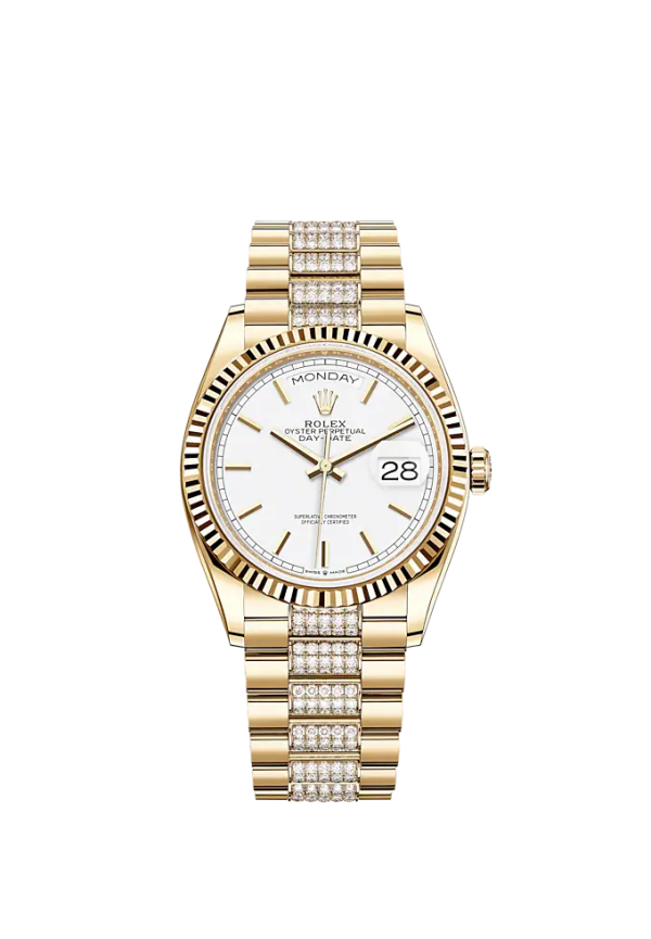 Rolex Day-Date, 36mm, 18k Yellow Gold, Ref# 128238-0082