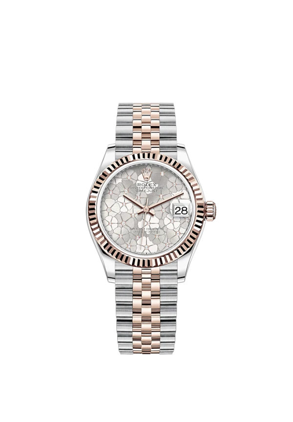 Rolex Datejust 31mm, Oystersteel and 18k Everose Gold and Diamonds, Ref# 278271-0032