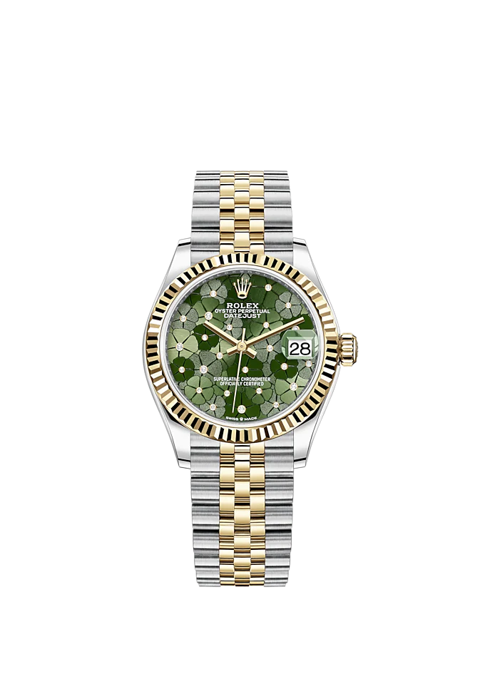 Rolex Datejust 31mm, Oystersteel and 18k Yellow Gold and Diamonds, Ref# 278273-0032