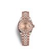 Rolex Lady-Datejust 28, 18k Everose Gold, Ref# 279175-0026