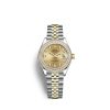 Rolex Lady-Datejust 28, Oystersteel and 18k Yellow Gold, Ref# 279383RBR-0011