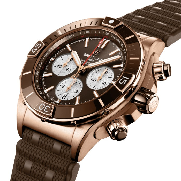 Breitling Super Chronomat B01 44 18k Red Gold Ref# RB0136E31Q1S1