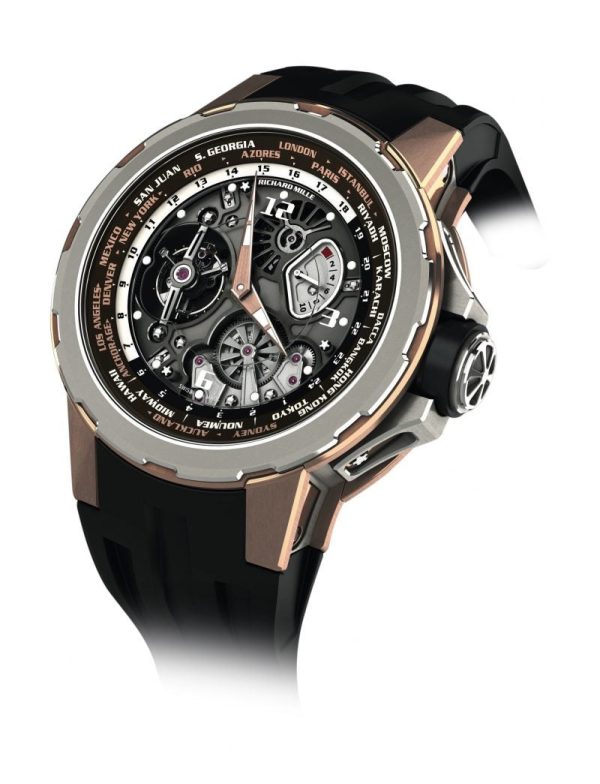 Richard Mille 58-01 Manual Winding Tourbillon Worldtimer Jean Todt