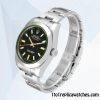 1:1 Replica Rolex Milgauss Men's Rolex Calibre 2813 m116400gv-0001 12mm Hands and Markers