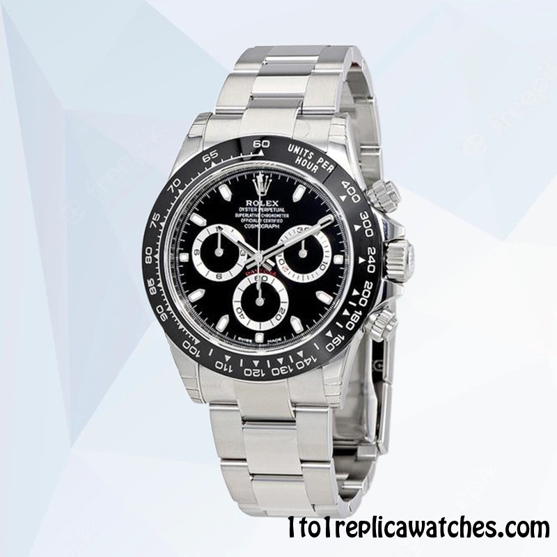 1:1 Replica Rolex Daytona Men's m116500ln-0002 Rolex Calibre 7750/Mingzhu Engine Hands and Markers