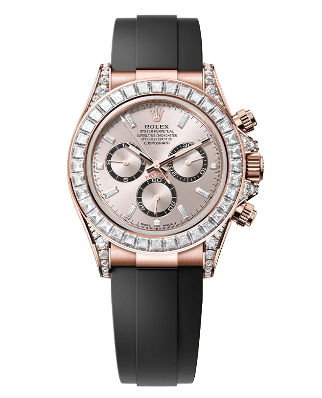 Rolex Cosmograph Daytona Oyster, 40 mm, Everose gold and diamondsReference 126535TBR