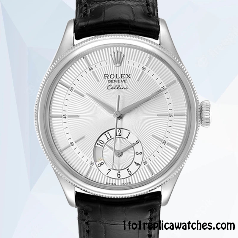 1:1 Replica Rolex Cellini Men's Rolex Calibre 9015/Mingzhu Engine m50529-0006 Black/Brown