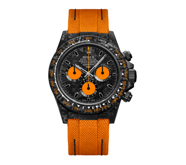 ROLEX Diw Daytona carbon orange edition 40mm oyster black