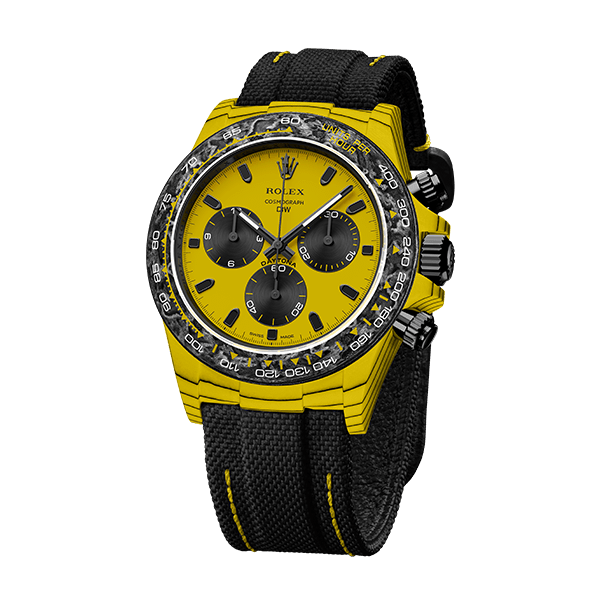 ROLEX Diw Daytona carbon bumblebee 40mm quartz fiber