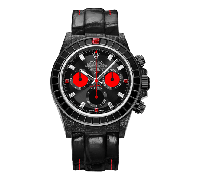 ROLEX Diw Daytona carbon rainbow black 40mm carbon